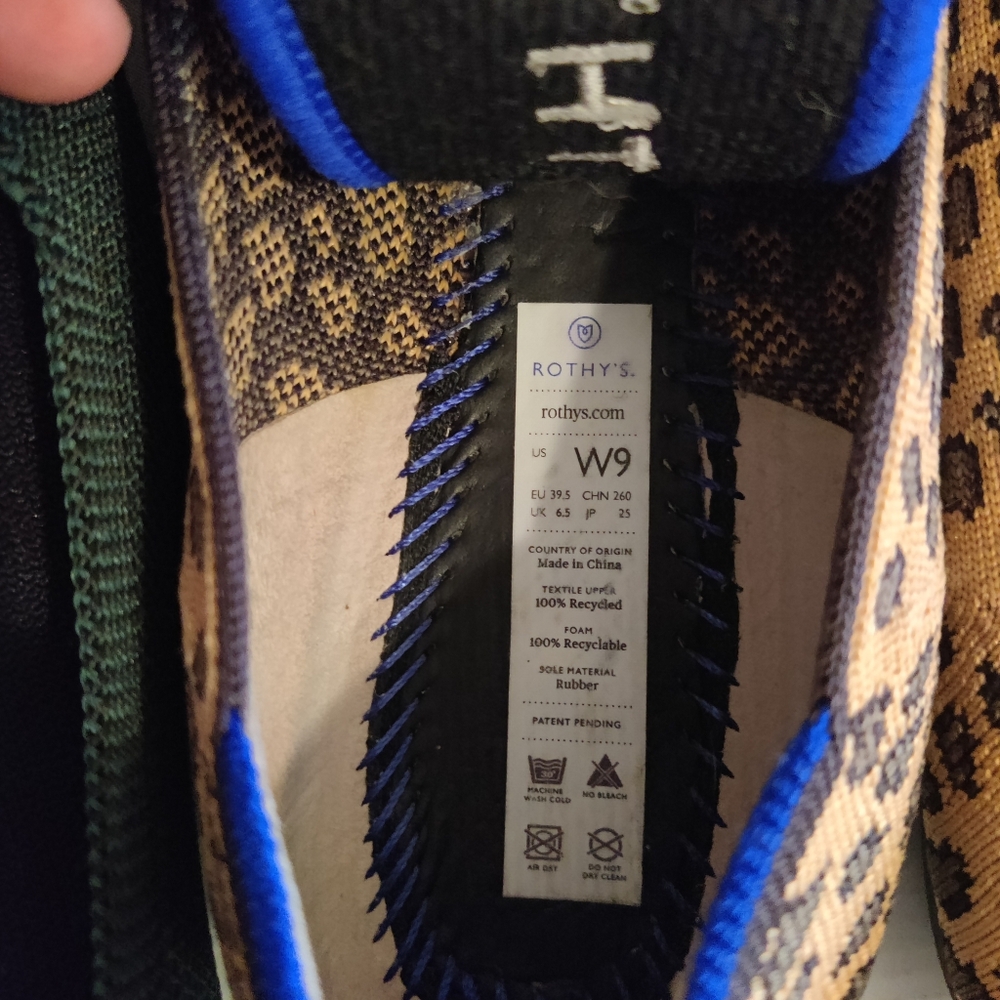 Rothy's Leopard Print Flats- Sz 9 EUC - Picture 6 of 6